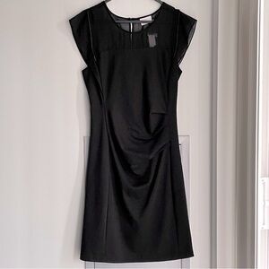 NWT KAFFE Elegant Black Sleeveless Dress